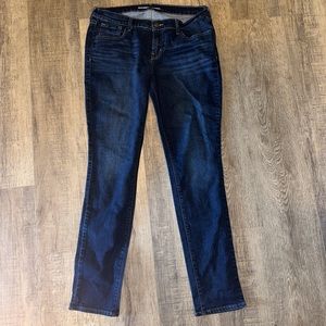 Old navy, dark wash jeans.